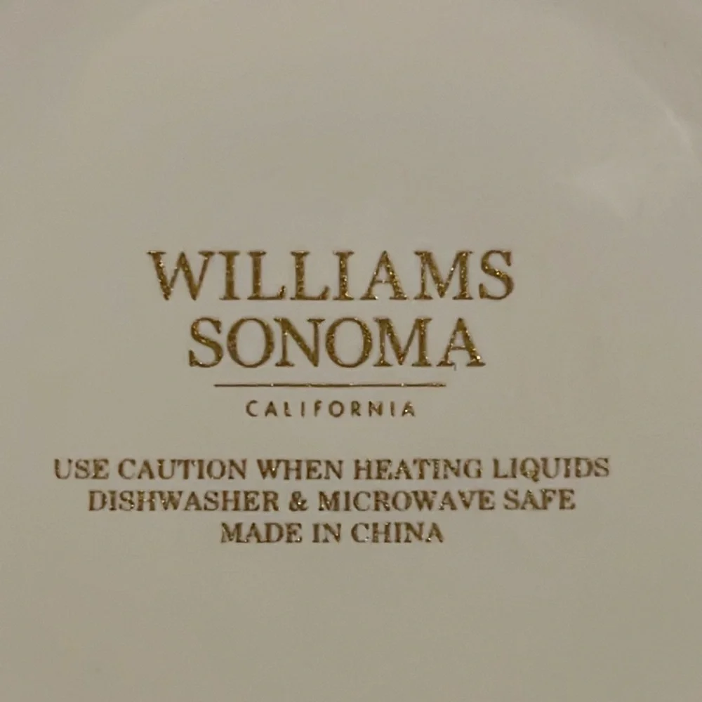 Williams Sonoma Tartan Plaid Mug
